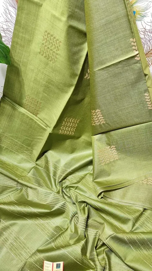 Elegant Kota Viscose Silk Saree with Intricate Square Boota Weave